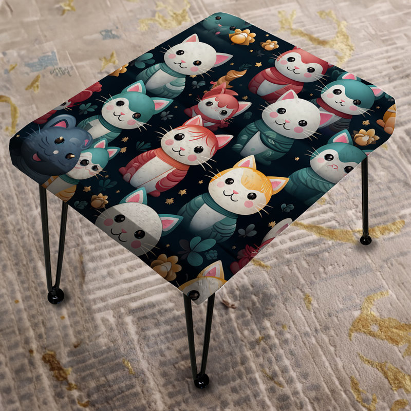 Surana - Repose-pieds rectangulaire imprimé animal