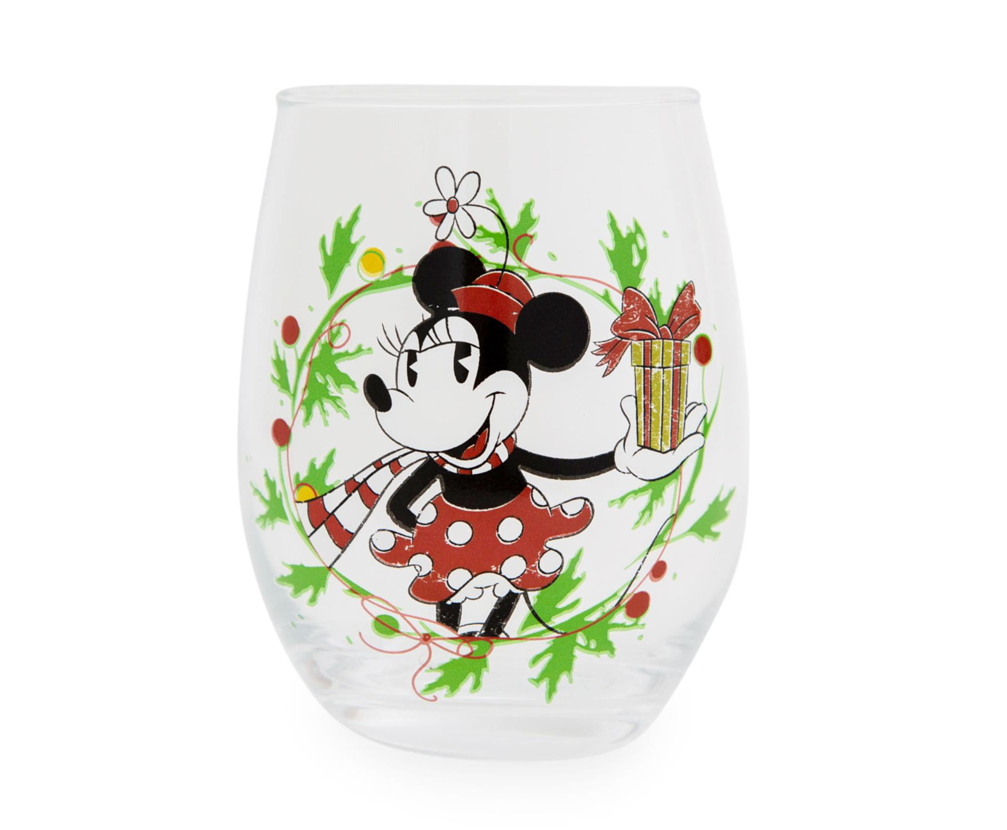 Silver Buffalo Mickey and Minnie Mouse Holiday Mugs, Set of 2 | Each Holds  14 Ounces