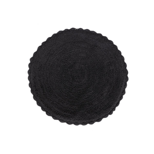Chenille Yarn Black - 2.5lb Cone