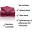  Ensemble de draps en microfibre Soft Touch-29768412-29768418