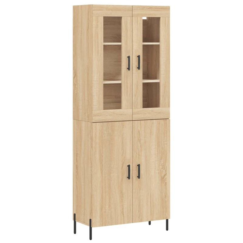 Miktat Display Cabinet, Sonoma Oak