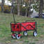 Folding Wagon Garden Shopping Beach Cart-113447391