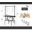 Dog Grooming Table,Foldable Pet Grooming Tables With Adjustable Arm,Clamps,Nooses, Mesh Tray