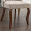 Chaise de salle à manger rembourrée haut de gamme à dossier haut avec pieds en bois massif (lot de 2)-1235107577-1235107581-1235107582