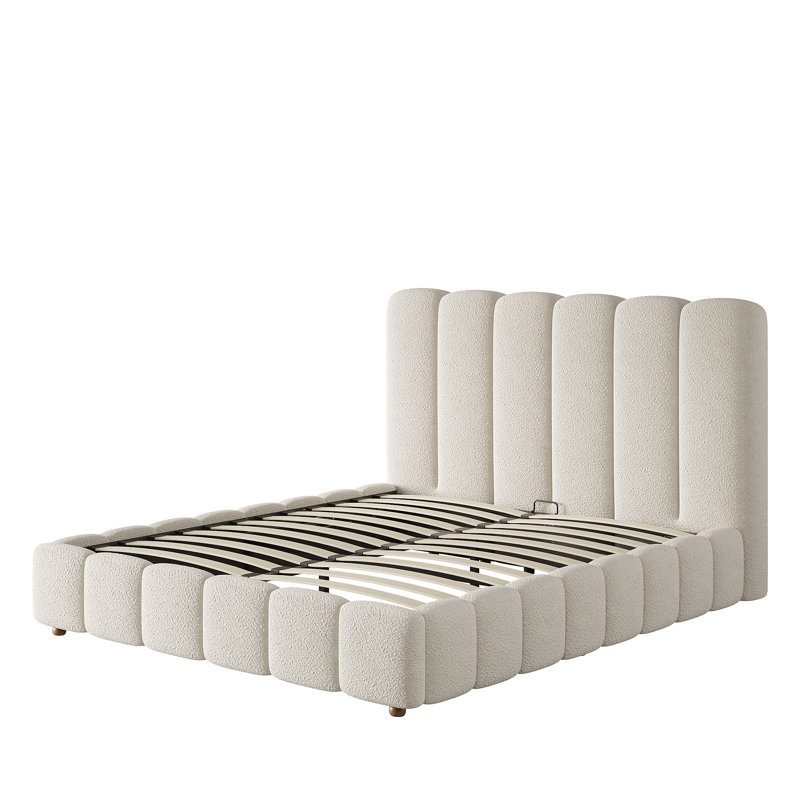 Upholstered Ottoman Storage Bed, Double (4'6)