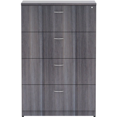 Orlanda Weathered Charcoal 4-Drawer Lateral File by Inbox Zero