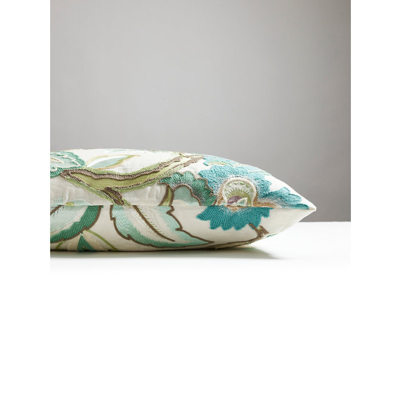 Hillside Linen Square Pillow Cover & Insert, Celadon