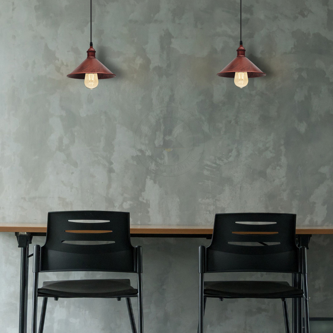 Oisin 1 - Light Rustic Red Single Pendant