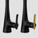 Sinema Pull Down Touchless Single Handle Kitchen Faucet with Voice Control, Motion Sense and With Accessories