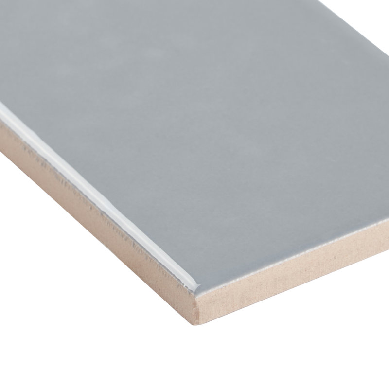 Remington 2.95 In. X 5.9 In. Polished Porcelain Brick Look Wall Tile (5.32 Sq. Ft. / Case), Gray