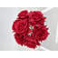 Petit centre de table avec arrangement de fleurs douillettes-685061054