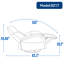 Fauteuil inclinable électrique pivotant et berçant Leatheraire avec support lombaire, degré de pivotement maximal 270 °, mécanisme de mouvement robuste avec ports USB et Type-C