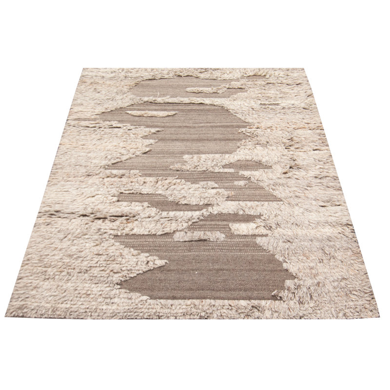 Wool Abstract Indoor Rug
