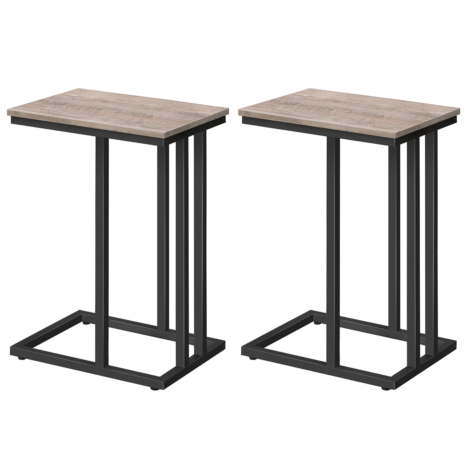 End Table Set in Rustic Brown
