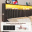  Tête de lit grand format avec rangement, hauteur réglable, tête de lit tapissier en velours avec lumières à DEL et station de charge, tête de lit autoportante moderne, assemblage facile, noir-984896306-984896310
