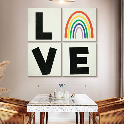 Tergel Love Rainbow Typographie