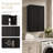 24" Wall Mounted Double-Door Bathroom Cabinet-155671233-155671235