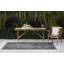 Tapis intérieur / extérieur noir / gris Fecteau-511961146