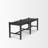 Ursulina Solid Wood Woven Leather Bench-253333779