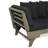 Expandable Grey Outdoor Daybed With Wood, Water- Cushions, 65.91" Wide, 27.25" H, Slat Design, 31.2" Deep, W, H Wood Daybed, Panels, Height