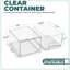 Tiroirs de rangement empilables en acrylique Sorbus, paquet de 4 bacs de rangement en plastique transparent pour biberons, organisation de comptoir de maquillage, de salle de bain, de meuble-lavabo et de cuisine, conception de tiroir coulissant pour armoires et garde-manger, petit, paquet de 4-122593083-123327114