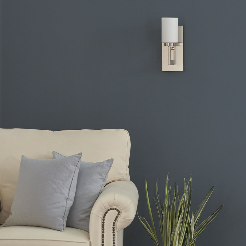 Cogswell Armed Sconce, Brushed Nickel