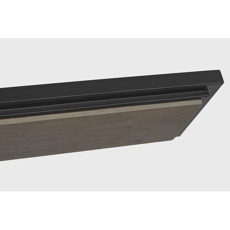 Anne-Marie Barton Remi 60" Linear Pendant, Matte Carbon and Warm Walnut