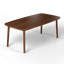 Studio Solid Oak Dining Table-85514483-85514484