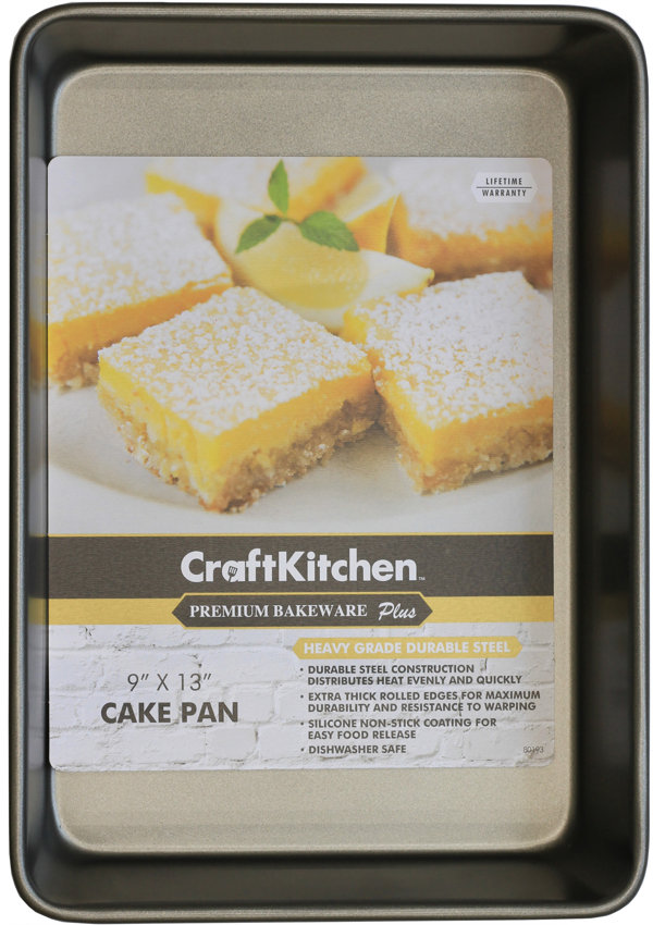 Craft Kitchen Carbon Steel Non-Stick Rectangle Cake Pan