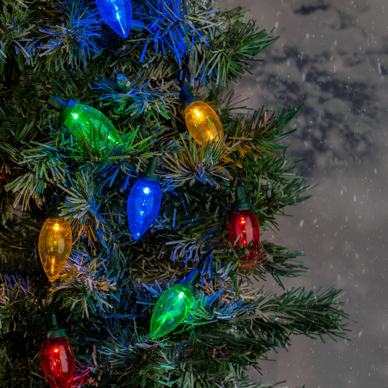 Celebrite 12 Multicoloured Bulb Solar Powered LED String Lights
