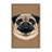 Washable Pug Dogs Area Rug-1931725538