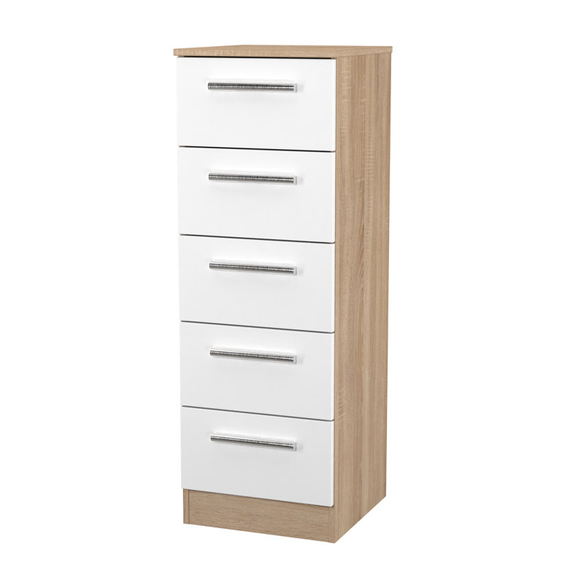 Fully Assembled Chesler 5 Drawer Chest