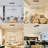 Modern Chandeliers For Dining Room Dimmable LED Chandelier Linear Pendant Light For Kitchen Island Globe Haning Pendant Chandelier Lighitng With Remote