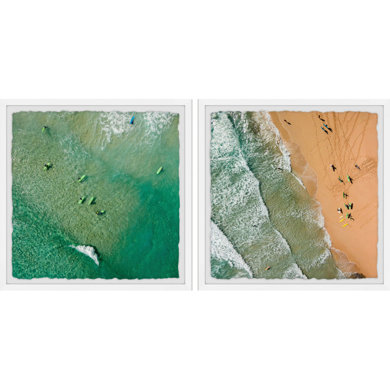 Waves III Diptych, H 18 po x l 18 po