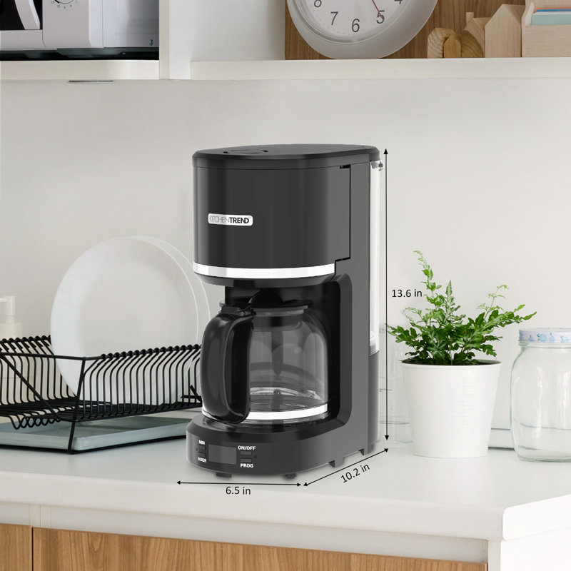 12-Cup Commercial Grade Coffee Maker with Filter, Removable Water Reservoir & Delay Brew – Ideal for Home, Office & Kitchen Use