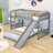 Addisun Twin over Twin L-Shaped Bunk Bed with Slide-1810638891