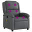  Fauteuil de massage inclinable gris-529375847