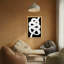 Abstrait abstrait blanc sur fond noir-653025837
