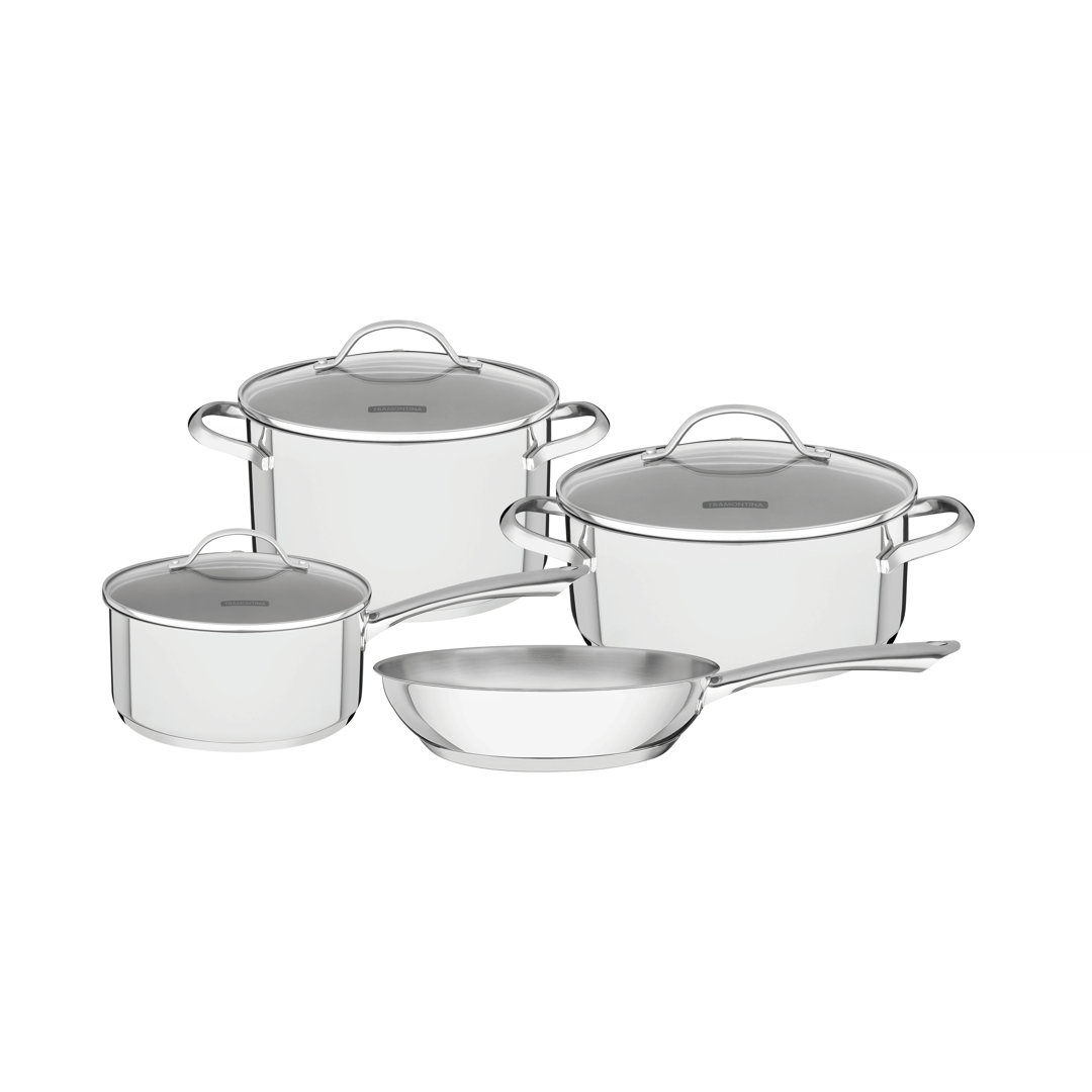 Tramontina Stainless Steel 4 Pcs. Cookware Set - Image 2