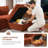 Petal Sofa Reversible Modern Modular Sectional Sofa with Storage Ottoman – Premium Fabric-110904371-126427502
