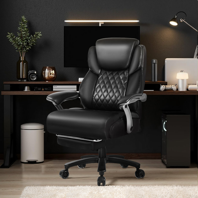 500Lbs Big And Tall Office Chair, Black