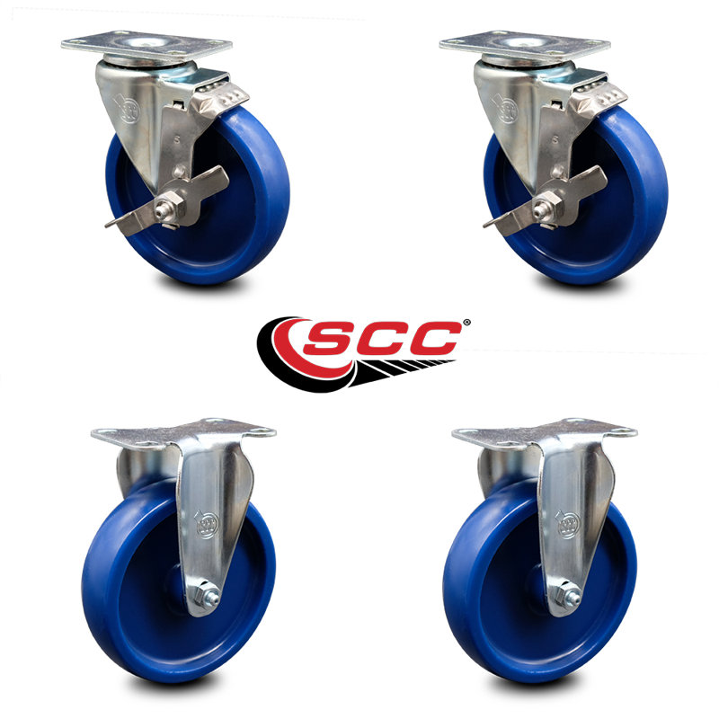 Solid Polyurethane Swivel Caster