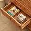 Armoire de rangement en cerisier