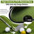 Golf Hitting Mat 5x4ft, 26mm Thick 3-layer Turf Mat With 6 Tee Holes
