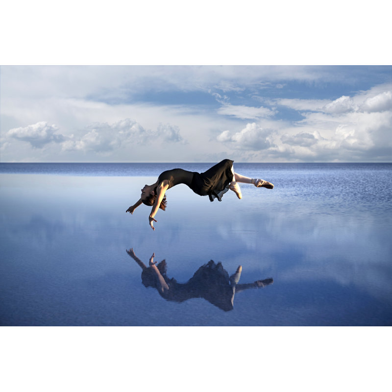 Ballerina Levitation by 101Cats, 20" H x 30" W