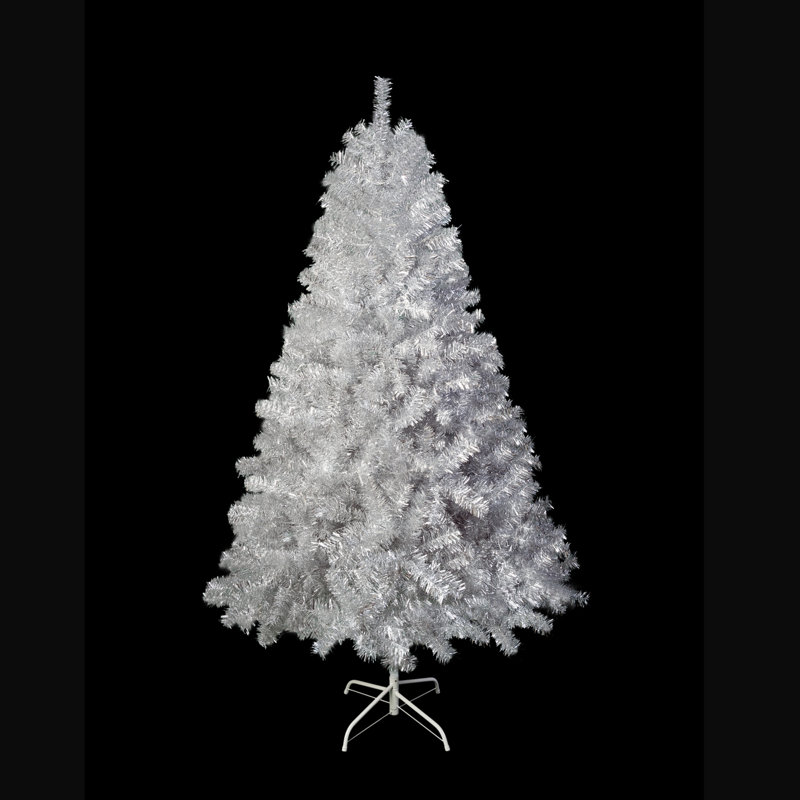 Arbre de Noël artificiel illuminé 6 pi avec arbre en métal articulé avec support en métal, 800 branches, 300 lumières DEL, 11 modes d'éclairage, arbre de Noël pour l'intérieur et l'extérieur