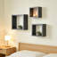 3 Piece Square Floating Shelf