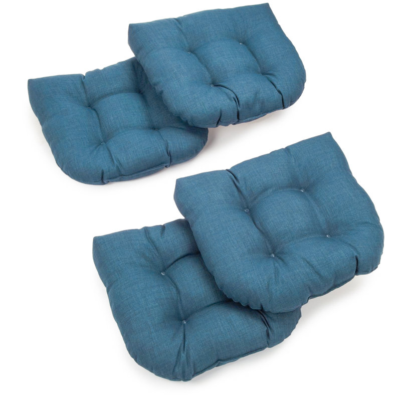 Coussin de chaise / chaise berçante d'intérieur / extérieur, Bleu mer, 4