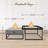 Karonda Glass Top Nesting Coffee Table