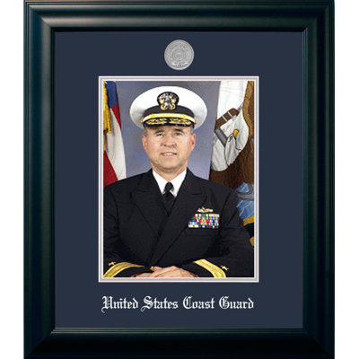 Cadre photo en portrait coast guard